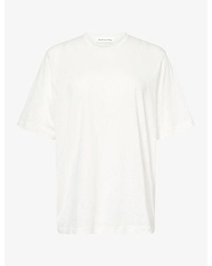 Frankie Shop Harper Cotton-Jersey T-Shirt - White