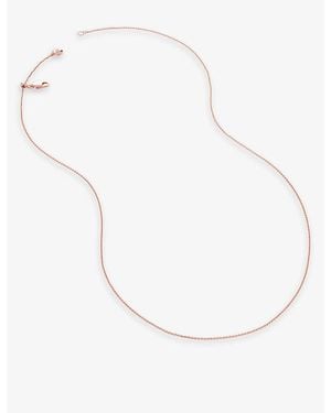 Monica Vinader Fine 18Ct-Plated Vermeil Sterling- Chain Necklace - White