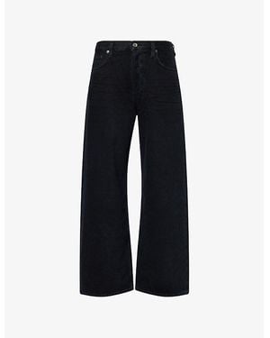 Agolde Low Slung Baggy Denim Jeans - Black