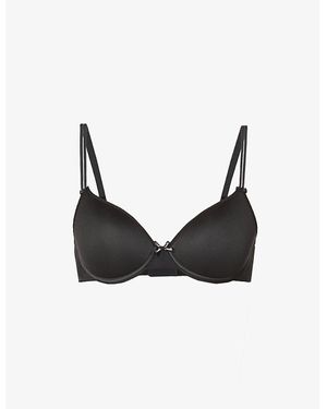 Chantelle Basic Invisible Smooth Memory Foam T-Shirt Bra - Black
