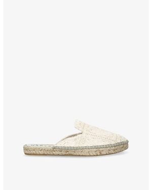 Manebí La Havana Crochet Espadrilles - Natural