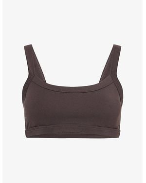 ADANOLA Ultimate Wide Binding Sports Bra - Brown