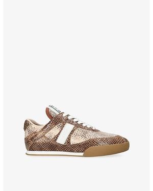 Chloé Kick Low Suede Sneakers - Brown