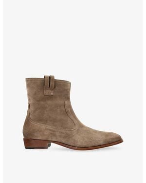 AllSaints Jura Suede Ankle Boots - Brown