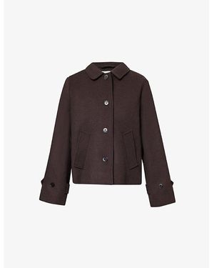 Skall Studio Ally Long-Sleeve Wool Jacket - Brown