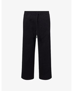 Carhartt Floyde Wide-Leg Cotton Trousers - Black