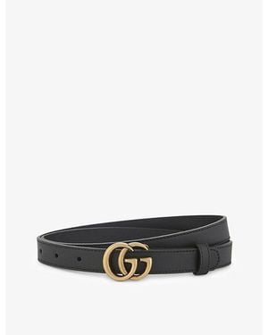 Gucci "Gg Marmont" Belt - Black