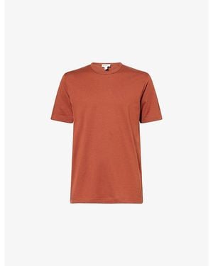 Sunspel Classic Crew-Neck Cotton T-Shirt - Red