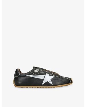 Golden Goose Marathon Speed 90179 Exclusive Leather Sneakers - Black