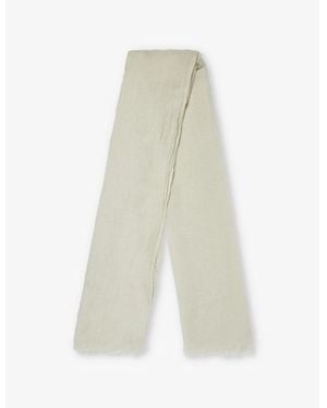 Rick Owens Sandy Modal-Blend Scarf - White