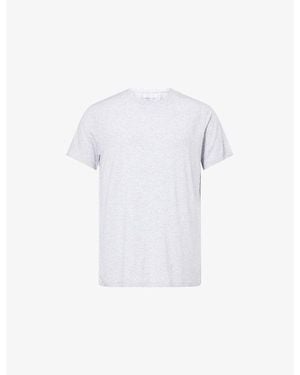 Derek Rose Ethan Crewneck Stretch-Jersey T-Shirt - White
