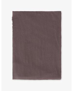 Rick Owens Emily Wool, Silk And Cashmere Scarf - Brown