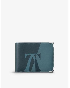 Cartier Must De Leather Wallet - Blue