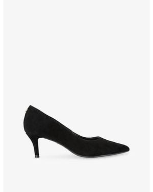 Carvela Kurt Geiger Positano Low Suede Pumps - Black