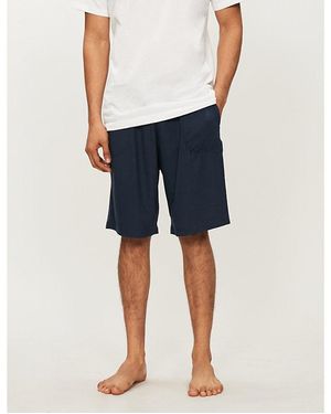 Derek Rose Basel Stretch-Modal Shorts - Blue