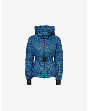 Perfect Moment Candice Hooded Regular-Fit Shell-Down Jacket - Blue