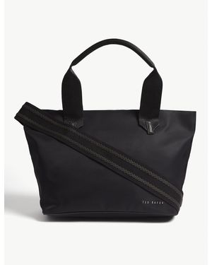 Ted Baker Macieyy Plain Small Nylon Tote Bag - Black