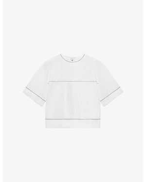 Marni Exposed Seams Cotton T-Shirt - White
