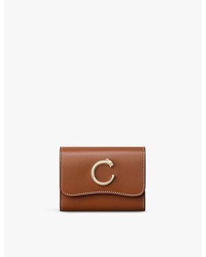 Cartier Panthère De Mini Leather Wallet - Brown