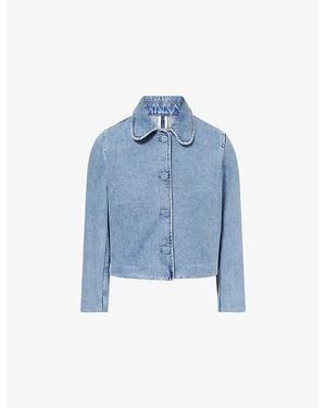 FRAME The Palm Denim Jacket - Blue