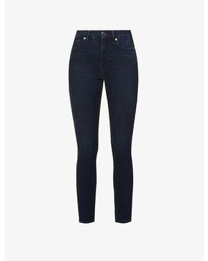 GOOD AMERICAN Good Legs Skinny High Rise Organic-cotton Stretch-denim Jeans - Blue