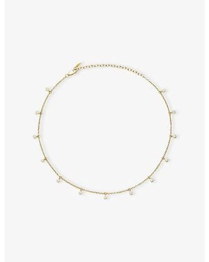 Missoma Interstellar 18Ct Vermeil And Cubic Zirconia Choker Necklace - White