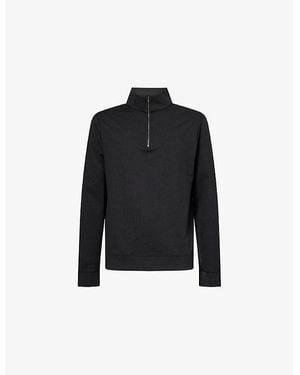 Vuori Coronado Half-Zip Stretch-Jersey Sweatshirt - Black