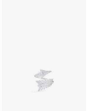 Boucheron Fleche 18Ct- And 0.67Ct Diamond Ring - White