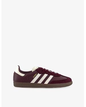adidas Samba Og Leather Low-Top Trainers - Brown