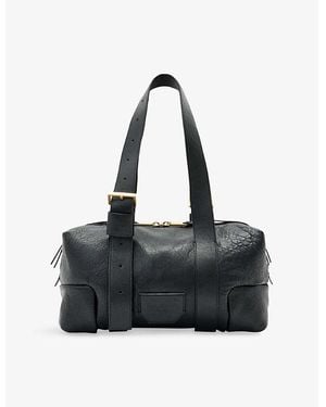 AllSaints Ares Leather Shoulder Bag - Black