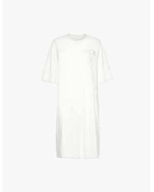 Telfar Tall T Short-Sleeves Cotton-Jersey T-Shirt - White