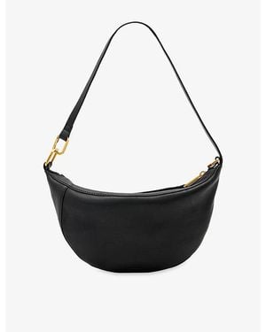 AllSaints Luna Micro Leather Shoulder Bag - Black