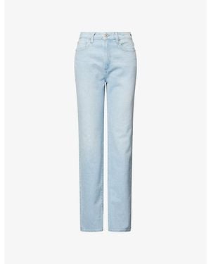 PAIGE Stevie Straight-Leg Denim Jeans - Blue