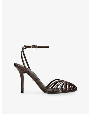 ALEVI Blake 95 Leather Heeled Sandals - White