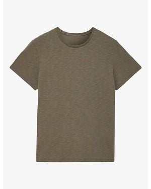 AllSaints Cody Crewneck Slim-Fit Cotton T-Shirt - Green