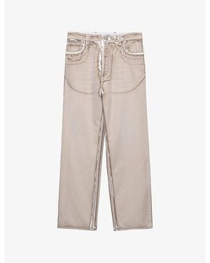 Prada Bull Straight-Leg Denim Jeans - Natural