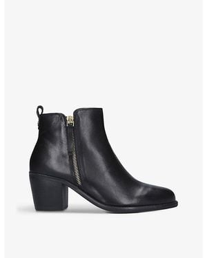 Carvela Kurt Geiger Secil Leather Ankle Boots - Black