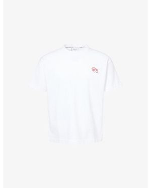 Percival Dexter Graphic-Print Cotton T-Shirt - White