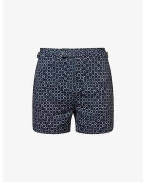 Raith Ifni Tailored Waist-Adjuster Swim Shorts - Blue