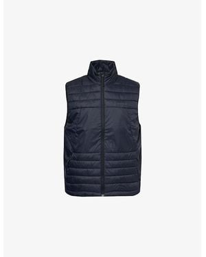 Salomon Reflex Logo-Print Shell-Down Gilet - Blue