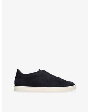 Morjas The Trainer Suede Trainers - Blue
