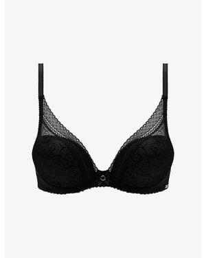 Chantelle Festivite Underwired Lace Bra - Black