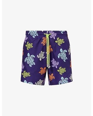 Vilebrequin Mahina Printed Swim Shorts - Blue