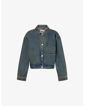 Obey Ines Long-Sleeve Denim Jacket - Blue