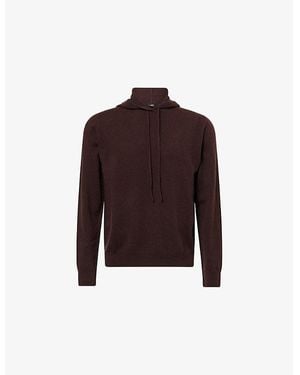 7 For All Mankind Regular-Fit Knitted Cashmere Hoody - Red