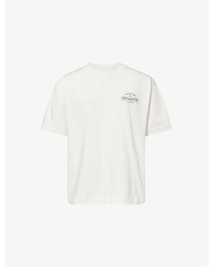 The Couture Club Club De Soci Graphic-Print Cotton T-Shirt - White