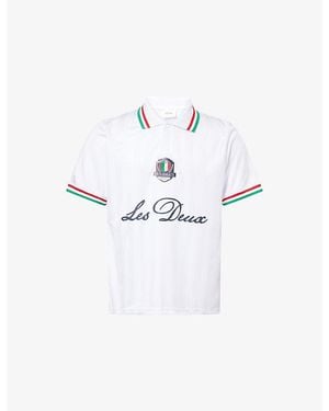 Les Deux Italy Football Jersey T-Shirt - White