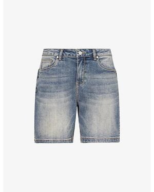 Arne Relaxed-Fit Mid-Rise Denim Shorts - Blue