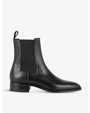 Christian Louboutin Samson Leather Chelsea Boots - Black