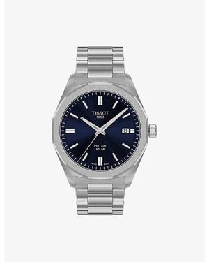 Tissot Prc 100 Solar Stainless-Steel Quartz Watch - Blue